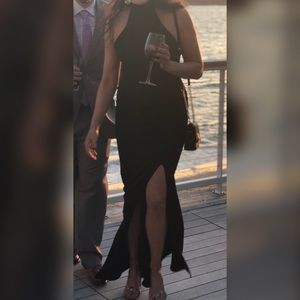 Long black formal dress